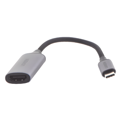 Cable Adaptador USB C a HDMI 4K@60Hz / Convertidor Thunderbolt 3 / Caja de Aluminio / HDMI V2.0 / 3D / Longitud del Cable 10 cm (3.94 Pulgadas)