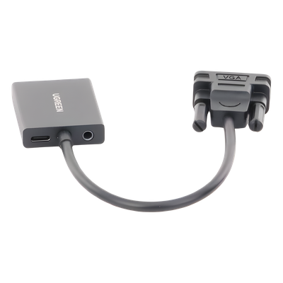 VGA Macho / Salida: HDMI Hembra / Resolución de 1080P@60Hz / Puerto Estéreo de 3.5 mm / Plug and Play, Sin Controlador / Longitud del Cable 15 cm (5.91 Pulgadas). / Incluye Cable de Alimentación USB / Incluye Cable de Audio de 3.5mm.