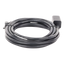 Cable de Extensión Cat6 RJ45 F/UTP / Macho a Hembra / 3 Metros (9.84 Pies) / Método de Conexión 568B / Velocidad de Transmisión 1000Mbps / Ancho de Banda del Canal 250MHz / Caja de Cobre / Negro
