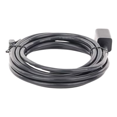 Cable de Extensión Cat6 RJ45 F/UTP / Macho a Hembra / 3 Metros (9.84 Pies) / Método de Conexión 568B / Velocidad de Transmisión 1000Mbps / Ancho de Banda del Canal 250MHz / Caja de Cobre / Negro