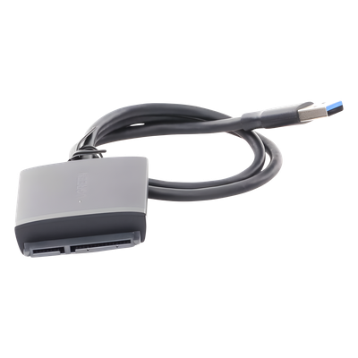 Adaptador USB 3.0 a SATA III | Compatible con Disco Duro HDD y SSD de 2.5" y 3.5" de hasta 12 TB | Velocidad USB 3.0 de hasta 5 Gbps | Alta Velocidad con UASP & TRIM | Cable de 50 cm.