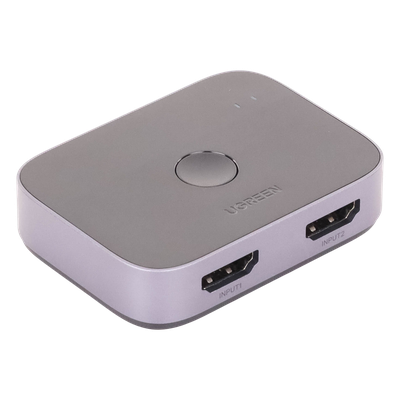 Switch HDMI 2.1 UGREEN 90385 | 2 Entradas → 1 Salida | 48Gbps | 8K@60Hz / 4K@120Hz / 1080p@240Hz | VRR | HDCP 2.3 | Dolby Vision | CEC | Audio 7.1 | PS5 + PC | SKU 90385