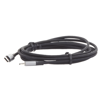 Cable USB-C a USB-C / 2 Metros (6.56 Pies) / 60W PD3.0 / 480 Mbps / Nylon Trenzado / Aluminio