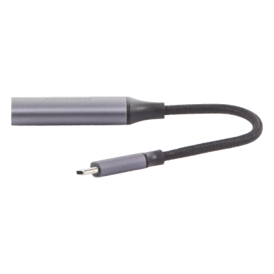 Cable Adaptador USB C a HDMI 4K@60Hz / Convertidor Thunderbolt 3 / Caja de Aluminio / HDMI V2.0 / 3D / Longitud del Cable 10 cm (3.94 Pulgadas)