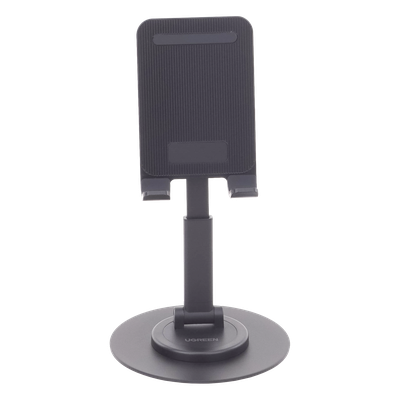 Soporte Giratorio UGREEN Aluminio | 360° | iPhone Samsung iPad 4-9.7'' | Home Office Videoconferencia | Ángulo 0-130° | Altura 17-20cm | Carga Sin Retirar | Plegable | SKU 35152