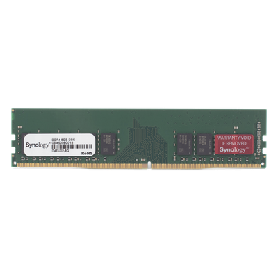RAM Synology D4EU02-8G | DDR4 ECC Unbuffered UDIMM 8GB | RS2825RP+ Serie 25 | NO SODIMM (no DS925+/DS923+) | Expansión por Módulo | Garantía 5 Años | SKU D4EU02-8G