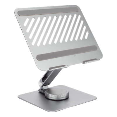 Soporte Giratorio de Aluminio UGREEN para Laptop | 360° con Bloqueo | Altura y Ángulo Ajustable | 10''-17.3'' 5kg | Ventilación | Plegable y Portátil | MacBook Dell XPS ThinkPad | SKU 90849