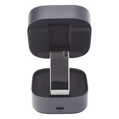 Cargador Inalámbrico 2 en 1 UGREEN 35316 | Qi2 15W Teléfono + Qi 5W Auriculares + USB-C 5W | 25W Total | Diseño Discreto para Escritorio Ejecutivo y Viaje | Cable USB-C Incluido | SKU 35316