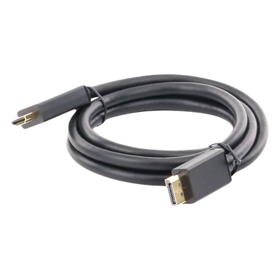 Cable DP Macho a HDMI Macho / Longitud 1.50 Metros (4.92 Pies) / Soporta 4K@30Hz / Soporta 3D / Cobre EstaÑado 28AWG / Blindaje Interno MÚltiple / TransmisiÓn Unidireccional / BotÓn de LiberaciÓn / Chip de Última GeneraciÓn