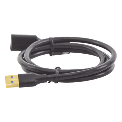 Cable Extensor USB 3.0 / 1 Metro / Macho-Hembra / 5 Gbps / Ultra Durabilidad / Núcleo de cobre estañado 28/22 AWG / Blindaje interior múltiple / Ideal para teclado, mouse , etc.