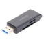 Lector Tarjetas UGREEN 40752 | USB 3.0 | Doble Ranura TF+SD Simultánea | 5 Gbps / 95 MB/s | 2 TB | UHS-I | SDXC / MicroSDXC | Plug & Play | Llavero | SKU 40752