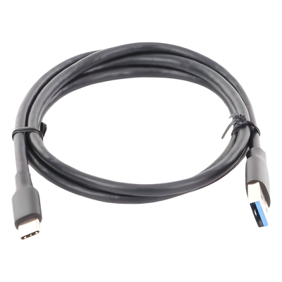 Cable USB-A a USB-C | 1 Metro | Carga y Sincronización de Datos | Carga Rápida 60W | Datos 5 Gbps | QC 3.0/2.0 | FPC | AFC | Protección Integrada | Duradero y Flexible| Caja ABS | Cubierta de TPE | Color Negro.