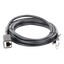 Cable de Extensión Cat6 RJ45 F/UTP / Macho a Hembra / 3 Metros (9.84 Pies) / Método de Conexión 568B / Velocidad de Transmisión 1000Mbps / Ancho de Banda del Canal 250MHz / Caja de Cobre / Negro