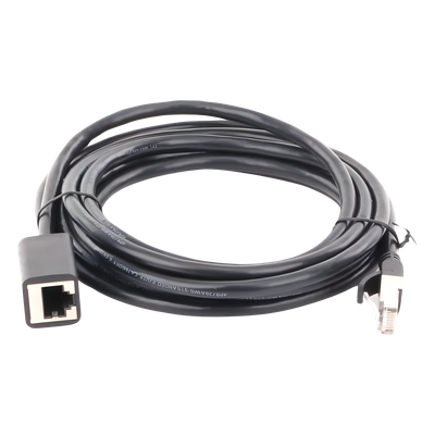 Cable de Extensión Cat6 RJ45 F/UTP / Macho a Hembra / 3 Metros (9.84 Pies) / Método de Conexión 568B / Velocidad de Transmisión 1000Mbps / Ancho de Banda del Canal 250MHz / Caja de Cobre / Negro