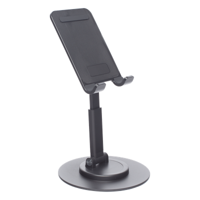 Soporte Giratorio UGREEN Aluminio | 360° | iPhone Samsung iPad 4-9.7'' | Home Office Videoconferencia | Ángulo 0-130° | Altura 17-20cm | Carga Sin Retirar | Plegable | SKU 35152