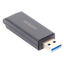 Lector Tarjetas UGREEN 40752 | USB 3.0 | Doble Ranura TF+SD Simultánea | 5 Gbps / 95 MB/s | 2 TB | UHS-I | SDXC / MicroSDXC | Plug & Play | Llavero | SKU 40752