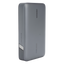 Power Bank de 20000mAh | 3 Salidas 100W Max. | USB-A + 2 USB-C | PD 3.0 | QC3.0 | FCP | SCP | Pantalla Inteligente | Carcasa Ignifuga | Color Gris | Incluye Cable USB de 50cm | Carga tu Laptop de Manera Segura.