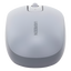Mouse Inalámbrico 2.4G 800/1200/1600/2400 DPI | Función de 3 botones | Alcance 10m | Silencioso |  Ergonómico | Anti-caída y Anti-interferencias | Batería Alcalina AA incluida  | Color Grey.