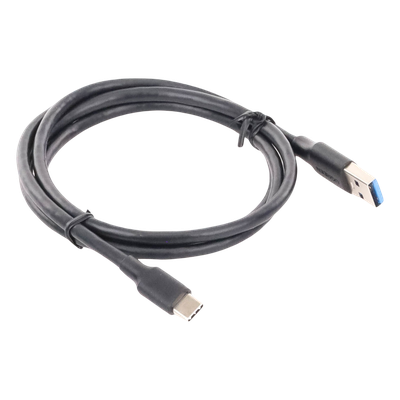 Cable USB-A a USB-C | 1 Metro | Carga y Sincronización de Datos | Carga Rápida 60W | Datos 5 Gbps | QC 3.0/2.0 | FPC | AFC | Protección Integrada | Duradero y Flexible| Caja ABS | Cubierta de TPE | Color Negro.