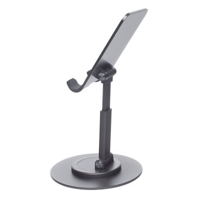 Soporte Giratorio UGREEN Aluminio | 360° | iPhone Samsung iPad 4-9.7'' | Home Office Videoconferencia | Ángulo 0-130° | Altura 17-20cm | Carga Sin Retirar | Plegable | SKU 35152