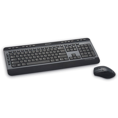 Combo de teclado multimedia y mouse Verbatim, Inalámbrico