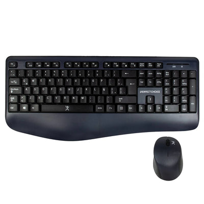 Kit inalámbrico teclado y ratón PC-201236 Perfect Choice
