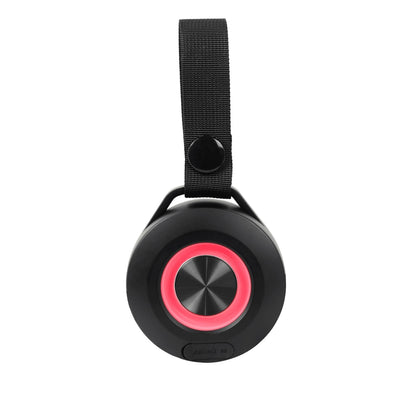 Bocina Bluetooth inalámbrica portátil Perfect Choice, Luz RGB, Función TWS Handy, Negra