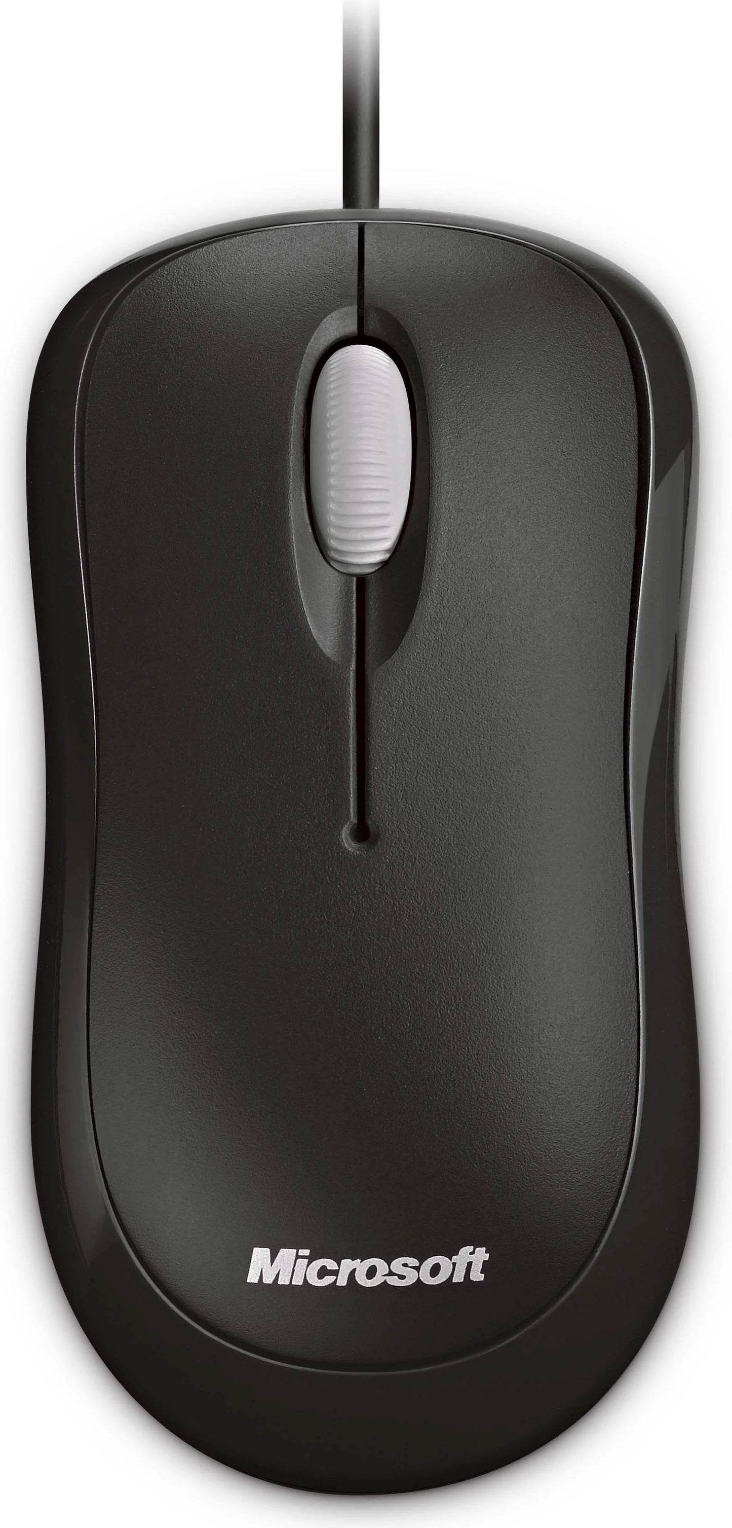 Mouse básico óptico P58-00061 Microsoft, Inalámbrico, Ambidiestro, Negro