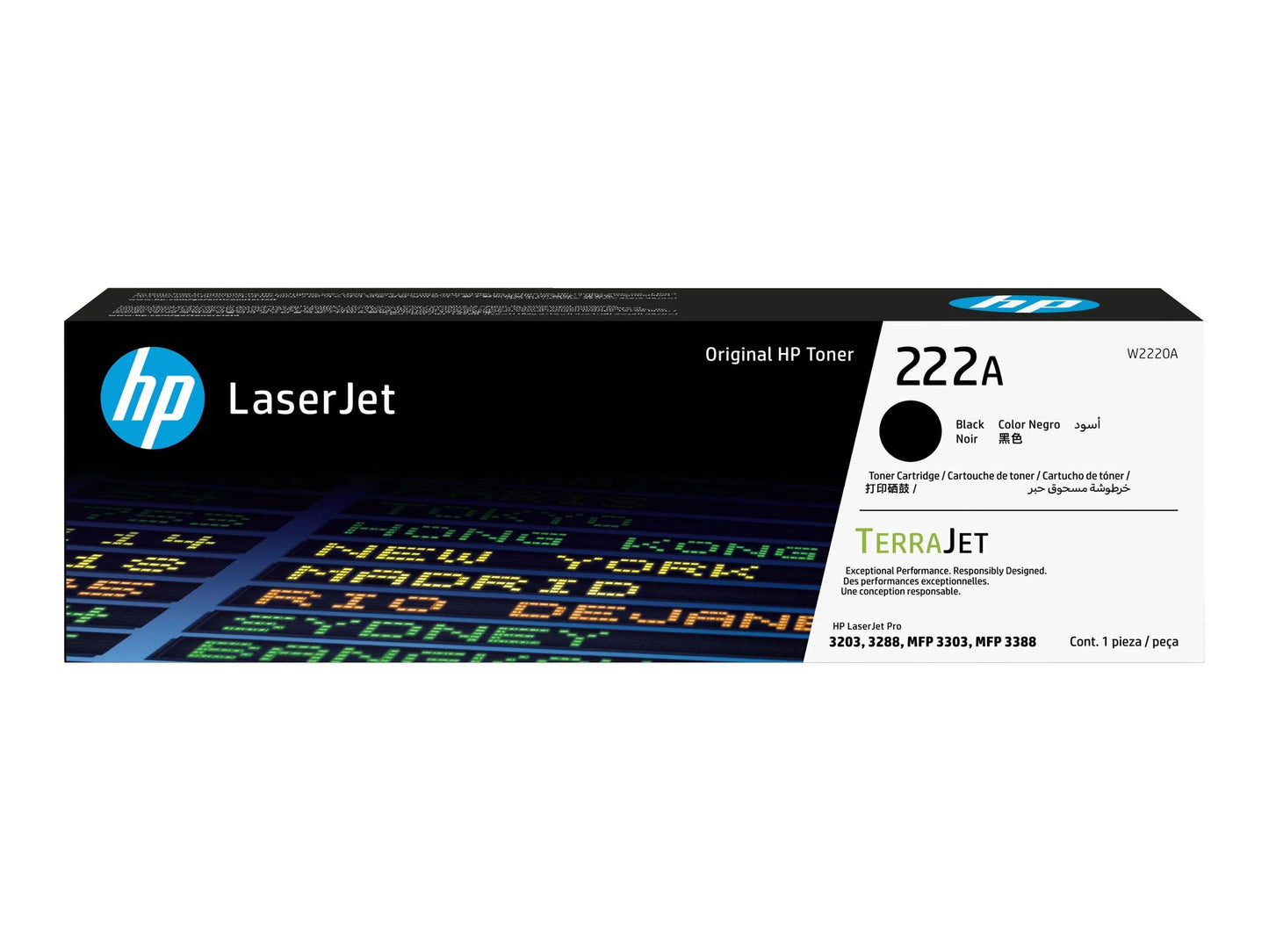 W2220A Tóner LaserJet Negro HP 222A Original