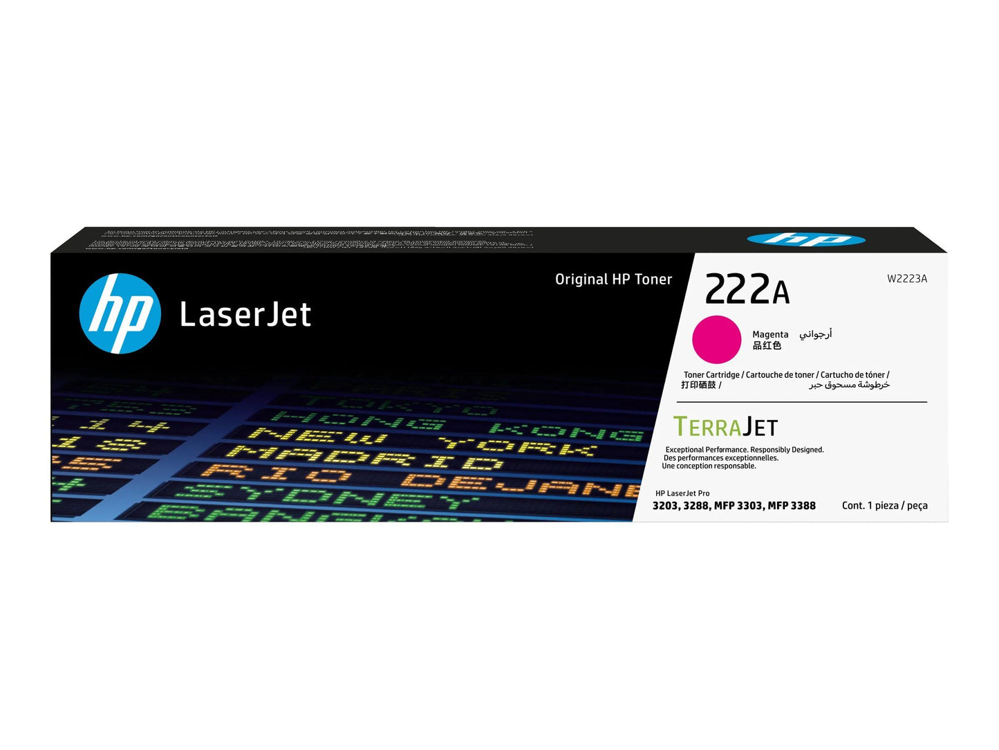 W2223A Tóner LaserJet Magenta HP 222A Original