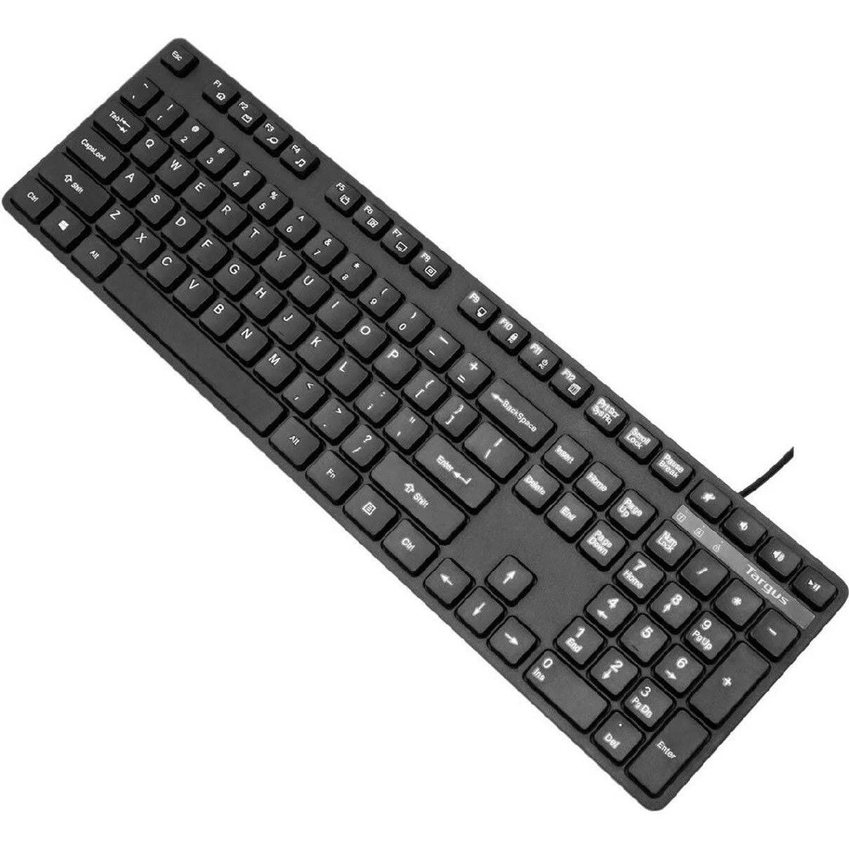 Teclado alámbrico qwerty Targus, español, 108 teclas