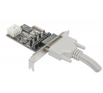 Tarjeta Serial PCI Express, Cuatro Puertos DB9, Salida de Energía de 5V, PCI Express 1.1 x1, PC Linux, 1 puerto de serie externo