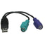 Cable de transferencia de datos MANHATTAN Convertidor USB a PS/2