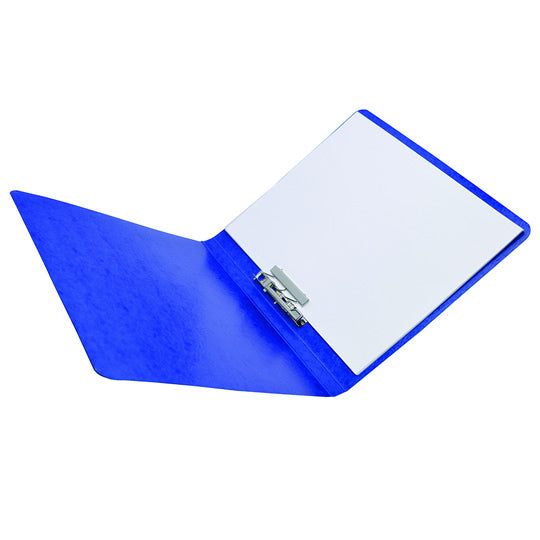 Folder ACCOGRIP WILSON JONES con palanca metálica de presión color azul obscuro tamaño carta.