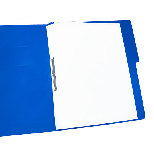 Folder accopress WILSON JONES broche metalico de 8 cm color azul tamaño carta