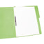 Folder  ACCOPRESS WILSON JONES broche metálico de 8cm  color verde claro tamaño oficio