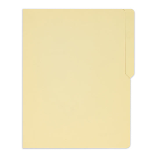 Folder APSA suaje lateral y superior para broche color crema tamaño carta