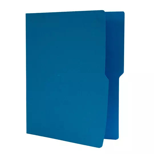Folder azul intenso APSA tamaño carta ,paquete con 100 piezas