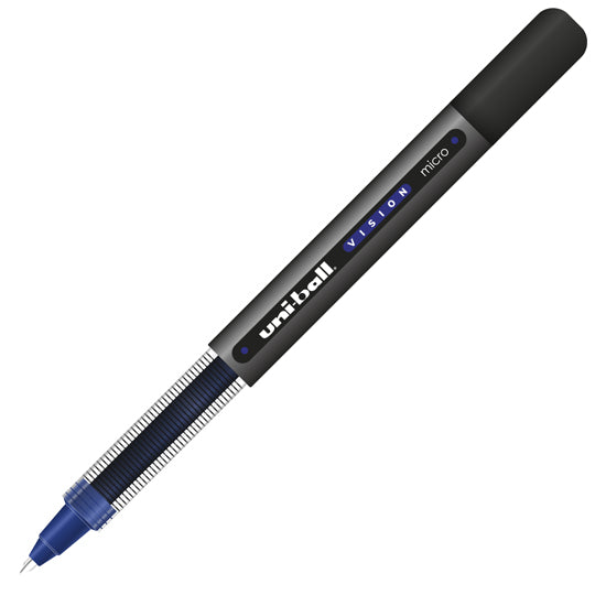 Bolígrafo Uni-BallVision Antifraude Punto Ultra Fino 0.5 mm, Azul - 1 Pieza