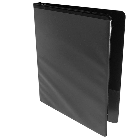 Carpeta panorámica KINERA herraje en O 0.5 pulgadas color negro tamaño carta