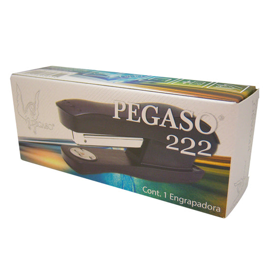 Engrapadora de Escritorio Pegaso Media Tira, Negro - 1 Pieza