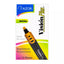 Resaltador de texto Vision Plus punta cincel 6 mm color naranja caja con 12 pzas