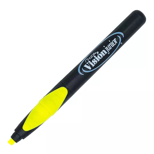 Resaltador de texto Vision Junior puntacincel 4 mm amarillo caja con 12 pzas