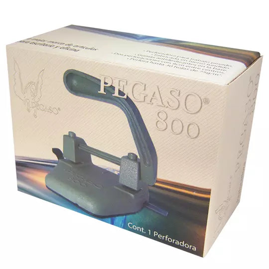Perforadora Pegaso 800 de 2 orificios perfora hasta 30 hojas