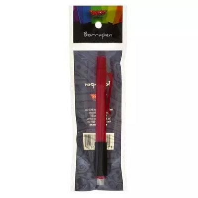 Goma retráctil tipo pluma BACO blíster con 1 pieza