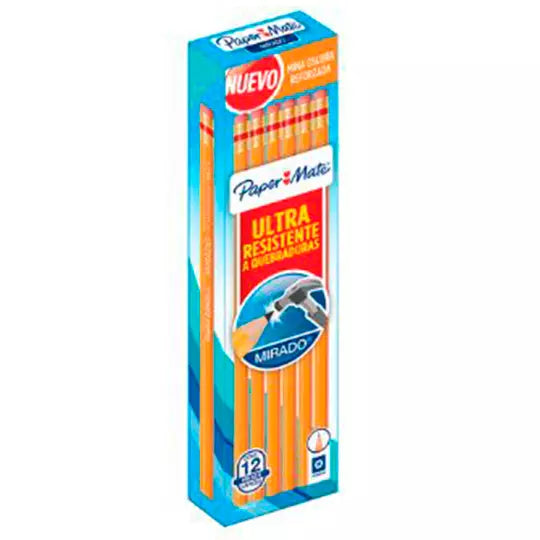 Lapiz Mirado no 2.5 hexagonal caja con 12