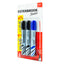 Marcador permanente Esterbrook SHARPIE negro - 2 piezas + 1 azul