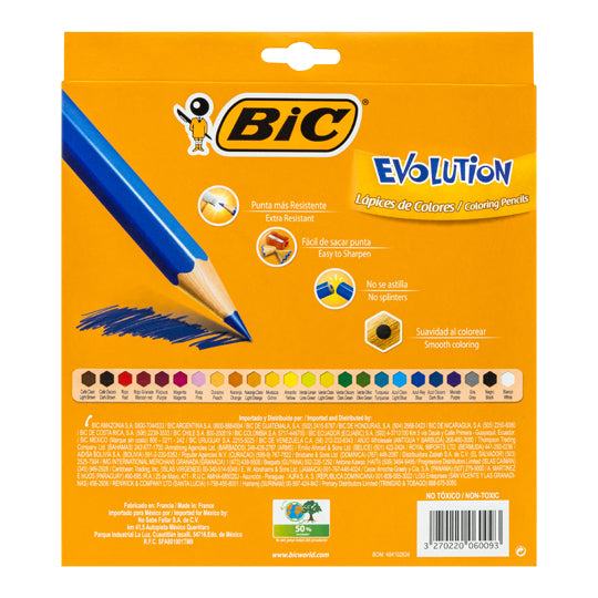 Colores BIC evolution 24 piezas