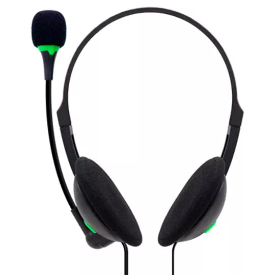 Audífonos Con Micrófono Ajustable, 2 Plugs 3.5 MM, Negro BROBOTIX 651428