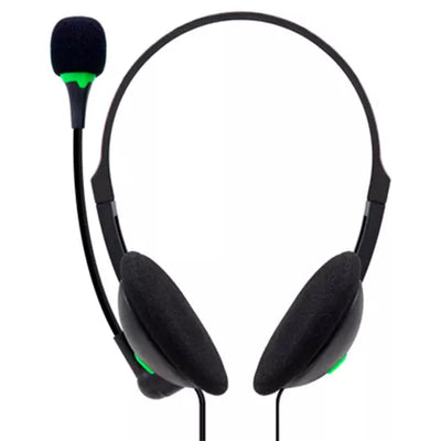 Audífonos Con Micrófono Ajustable, 2 Plugs 3.5 MM, Negro BROBOTIX 651428